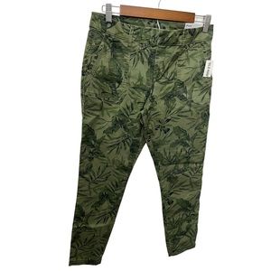 OLD NAVY PALM TREE PIXIE ANKLE PANT SIZE 4 NEW WITH TAG